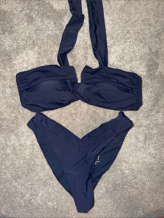 Heat Other - Classic Navy Halter Bikini Set - Women's Swim
